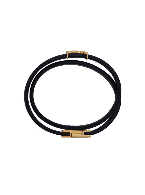 26FW 생로랑 팔찌 745602 BLACK - SAINT LAURENT