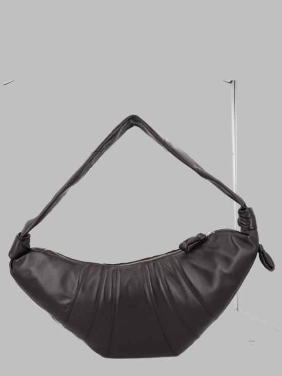 26FW 르메르 크루아상 라지 소프트 그레인드 레더 크로스백 BG0000 LL095BR490 BROWN - LEMAIRE