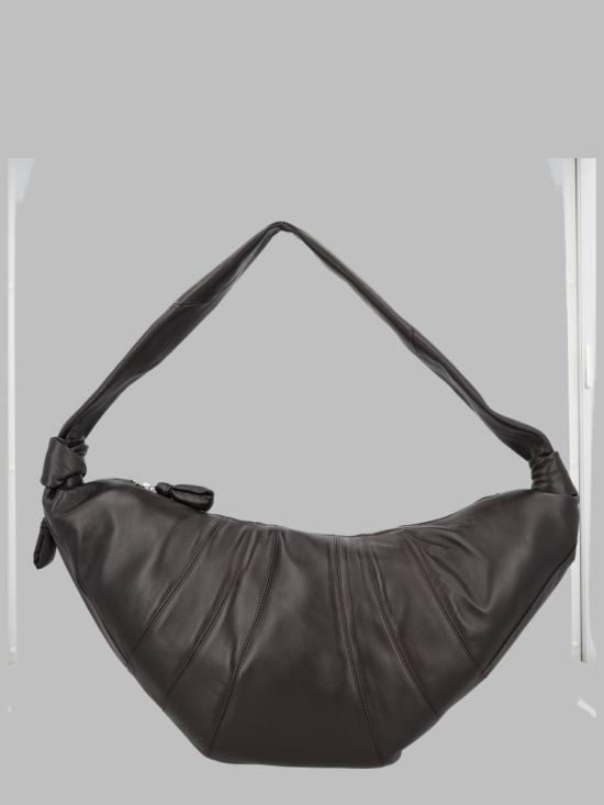 26FW 르메르 크루아상 라지 소프트 그레인드 레더 크로스백 BG0000 LL095BR490 BROWN