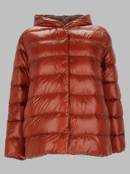 26FW 에르노 밍크 퍼 이펙트 파카 재킷 밍크 퍼 이펙트 파카 재킷 PI002312D 12017Z5875 RED