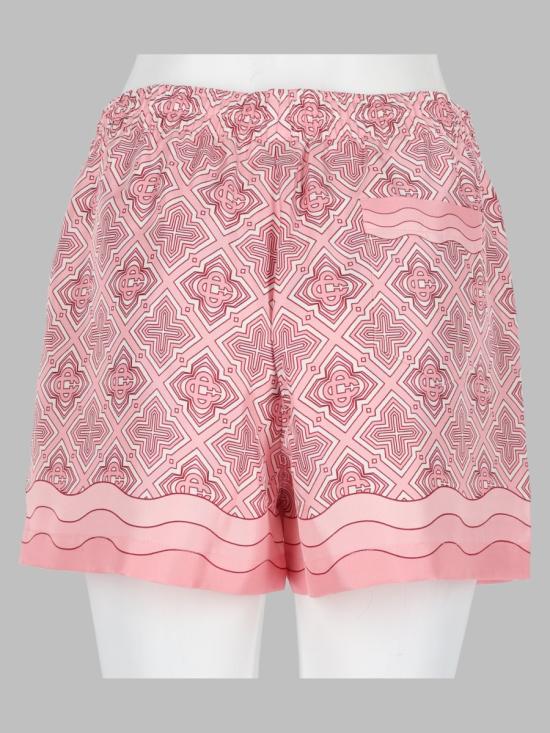 26FW 카사블랑카 숏팬츠 W AW26 TR 404 02RADIATINGMONOGRAMPINK MULTICOLOUR - CASABLANCA