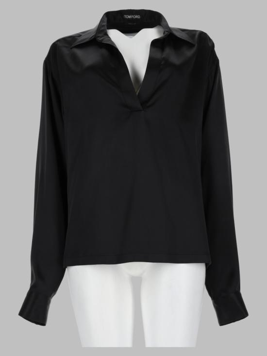 26FW 톰포드 폴로 티셔츠 TS2144 FAX1720NAA BLACK