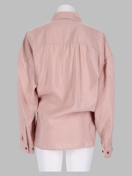 26FW 르메르 스트레이트 칼라 트위스트 셔츠 SH1141 LF1308PK003 PINK - LEMAIRE