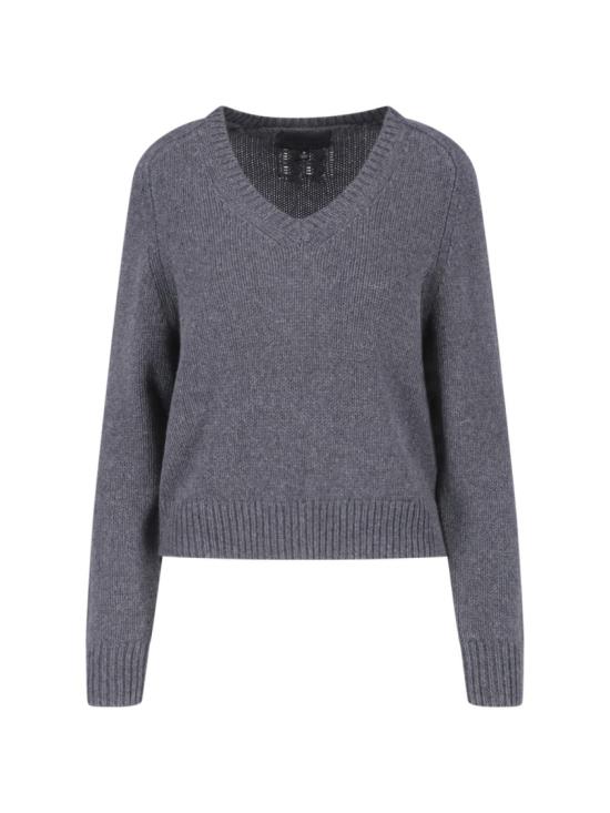 26FW 닐리로탄 니트웨어 81456 Y376DARK CHARCOAL MELANGE Grey