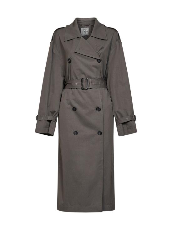26FW 토템 크리스프 서머 트렌치 코트 252WRO0197FB0410 079 GRAY