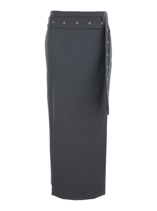 25FW 로우클래식 스커트 LW253SK03CC GRAY