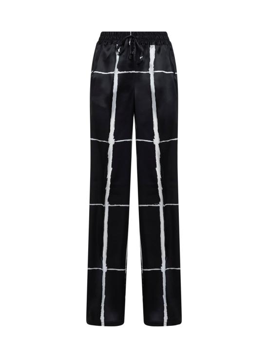 26SS 키톤 팬츠 D48122K0873G06NEROBIANCO BLACK