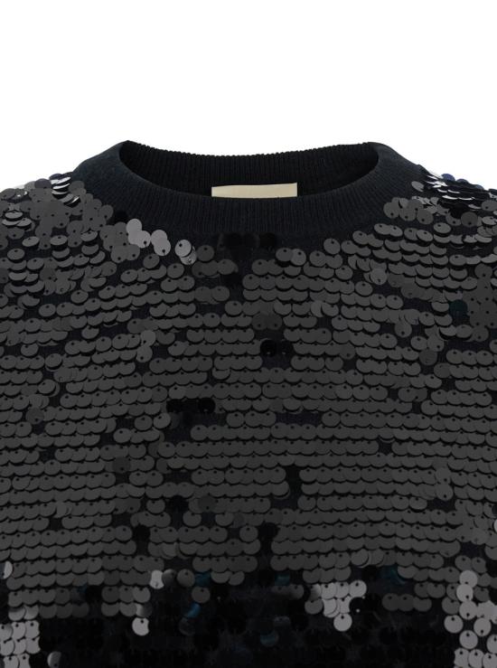 25FW 세미쿠튀르 스웨터 Y5WD22 BLACK - SEMI-COUTURE