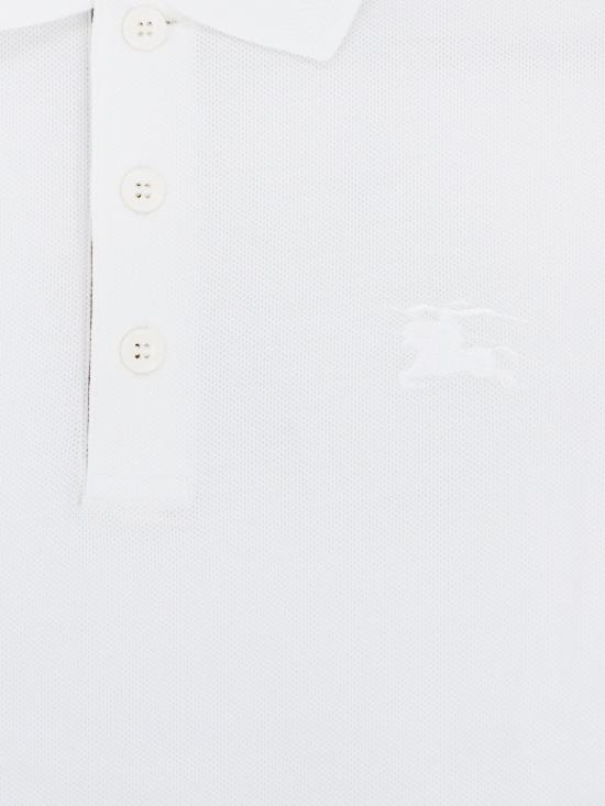 26FW 버버리 코튼 폴로셔츠 8126937 WHITE - BURBERRY