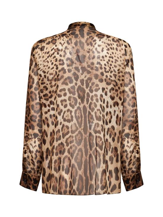 26FW 돌체앤가바나 셔츠 F5T27TIS1DYHY13M BROWN - DOLCE & GABBANA