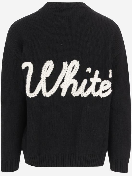 26FW 오프화이트 니트웨어 44MHE212F26K002001 Black - OFF WHITE