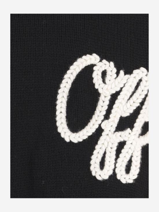 26FW 오프화이트 니트웨어 44MHE212F26K002001 Black - OFF WHITE