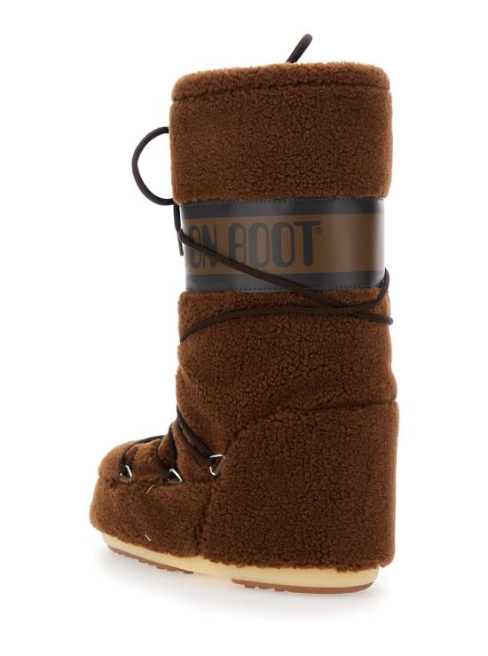 25FW 문부츠 아이콘 플리스 부츠 80D1403080 BROWN - MOON BOOT