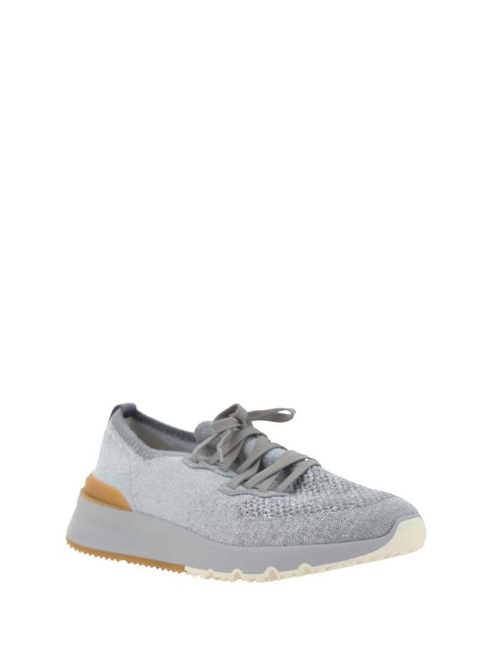 26SS 브루넬로 쿠치넬리 시네 니트 러너 MZUKISO250 GRAY - BRUNELLO CUCINELLI
