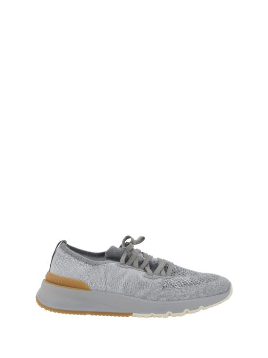 26SS 브루넬로 쿠치넬리 시네 니트 러너 MZUKISO250 GRAY