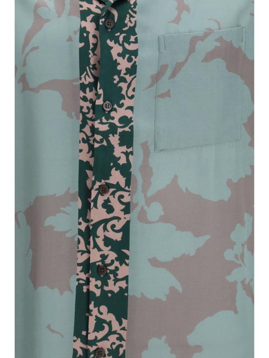 26SS 드리스 반 노튼 셔츠 2610207423082 GREEN - DRIES VAN NOTEN