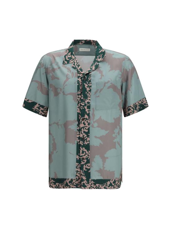 26SS 드리스 반 노튼 셔츠 2610207423082 GREEN - DRIES VAN NOTEN