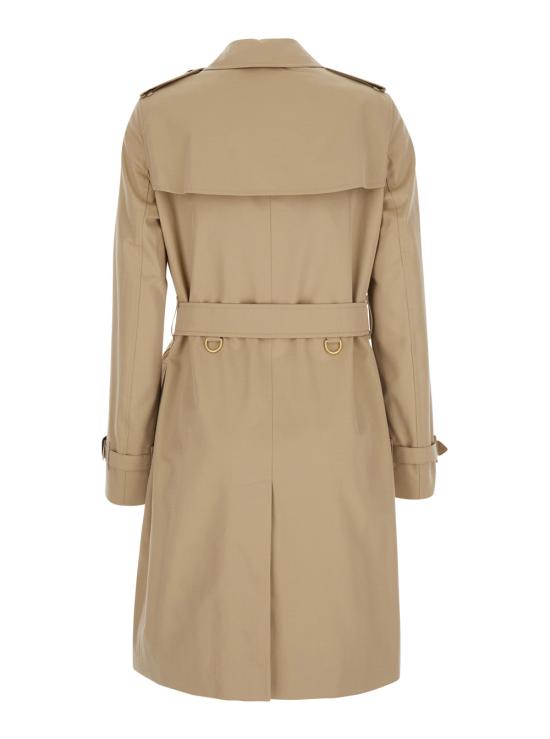 26FW 버버리 미드 렝스 켄싱턴 헤리티지 트렌치 코트 8117243 BEIGE - BURBERRY
