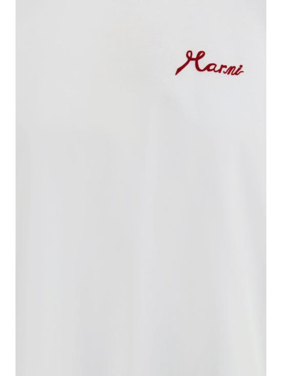 26SS 마르니 폴로 티셔츠 THJE0293PDUSCY81 WHITE