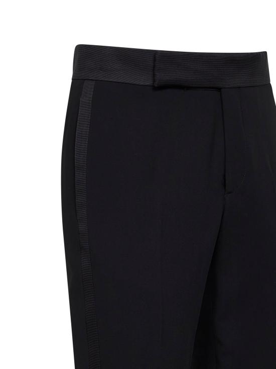 26FW 조르지오 아르마니 수트 팬츠 GM000706TE10043UC001 BLACK - GIORGIO ARMANI