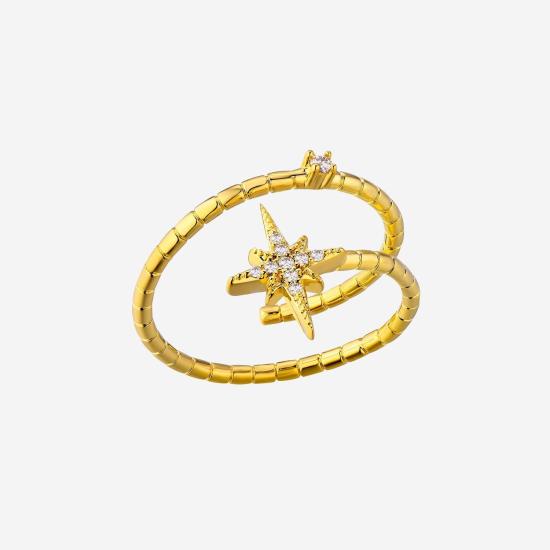  MYA BAY 반지 BA385G GOLD