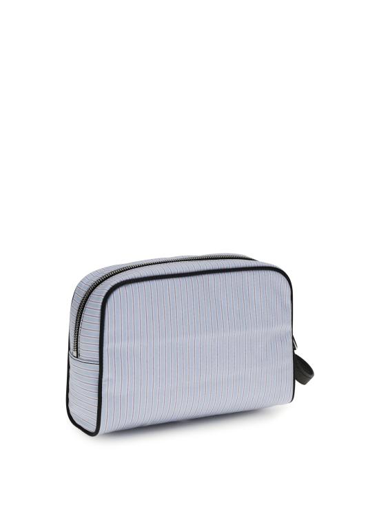 26SS 돌체앤가바나 Calfskin and striped poplin 핸드백 BM2500A0390 BLUE - DOLCE & GABBANA