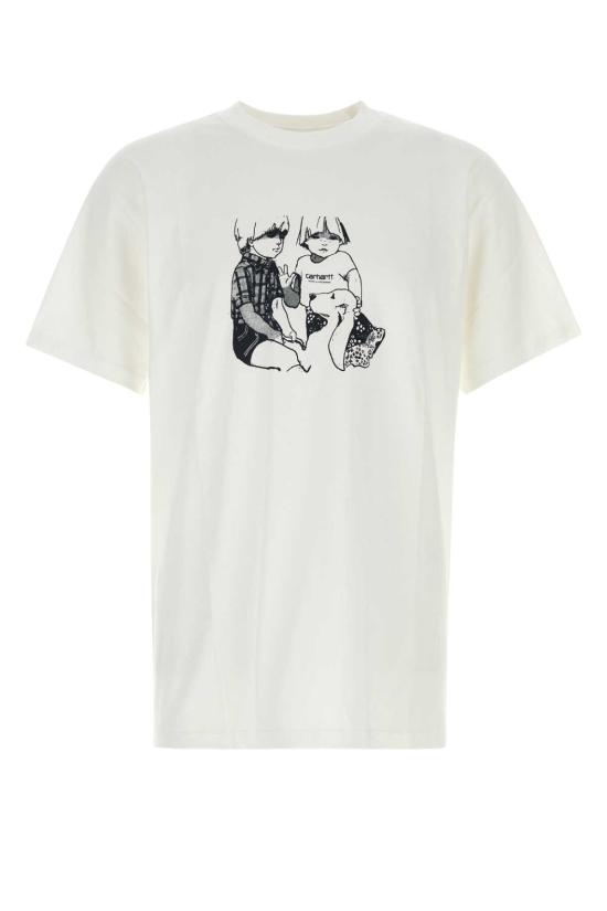 26FW 칼하트 WIP 반팔 티셔츠 I037249 02XX White