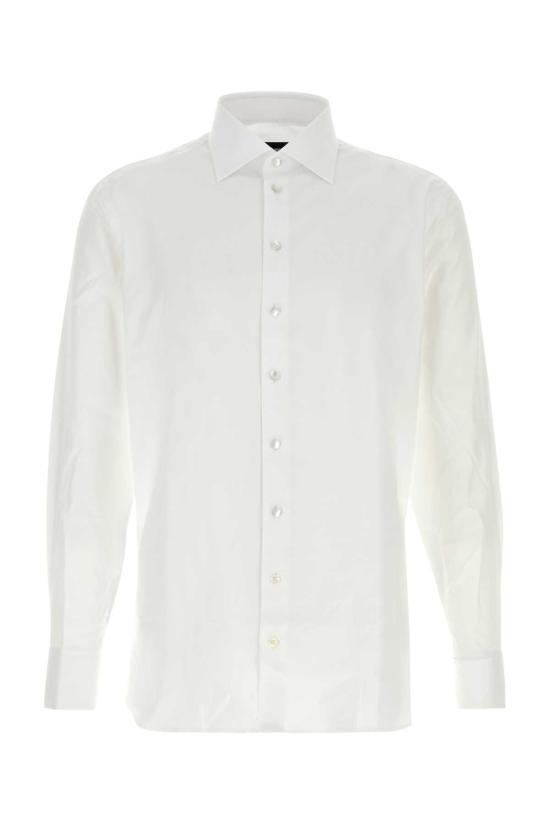 26FW 조르지오 아르마니 긴팔 셔츠 GM000478TE11188 U0002 White