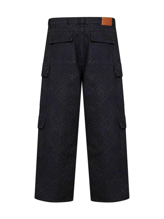 26FW 카사블랑카 카고 팬츠 MPF26DN00201 BLACK - CASABLANCA