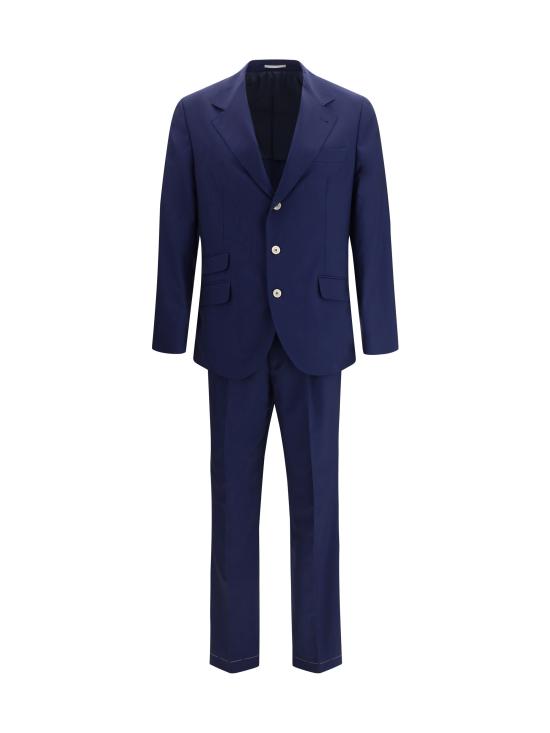 26SS 브루넬로 쿠치넬리 수트 팬츠 M032PLDWH NAVY - BRUNELLO CUCINELLI