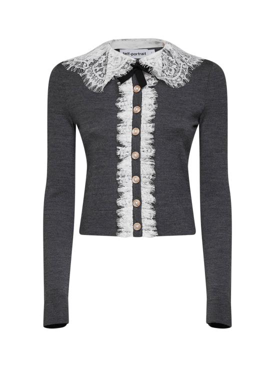 26FW 셀프 포트레이트 니트웨어 134C GREY GRAY