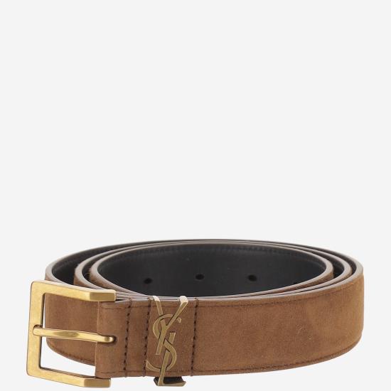 26FW 생로랑 벨트 864585 BROWN