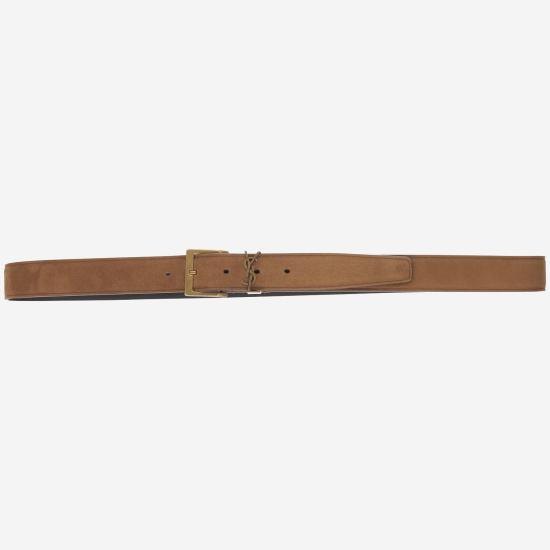 26FW 생로랑 벨트 864585 BROWN - SAINT LAURENT
