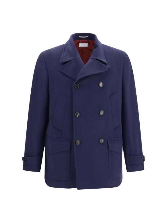 26FW 브루넬로 쿠치넬리 코트 MV4677029 BLUE