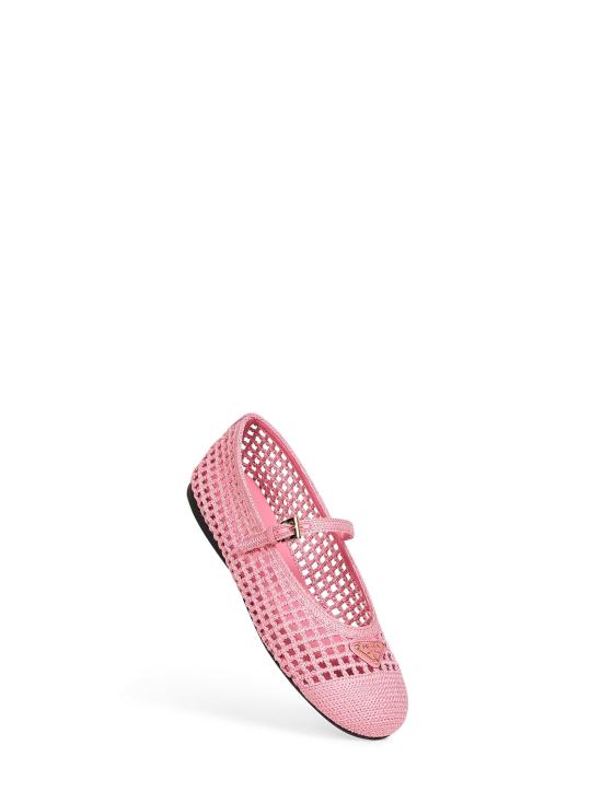 26SS 프라다 크로셰 발레리나 슈즈 1F364O0052F46F0638 PINK - PRADA