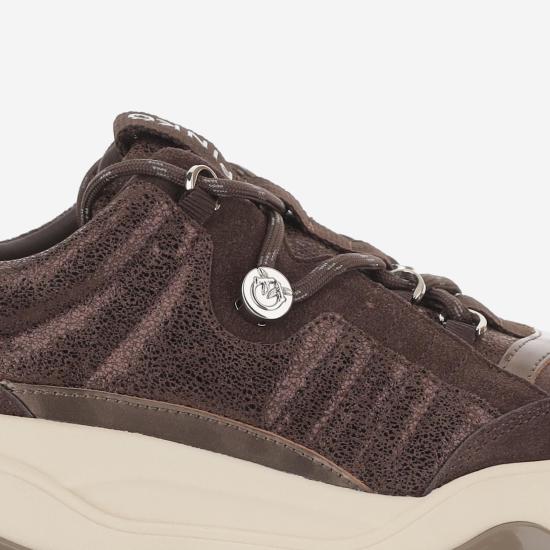 26FW 핑코 스니커즈 SS0195 BROWN - PINKO
