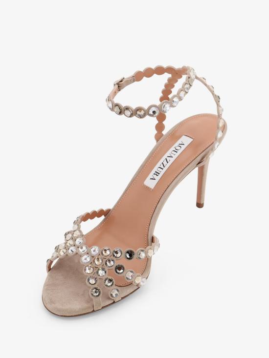 26FW 아쿠아주라 샌들 TQLMIDS0 BEIGE - AQUAZZURA