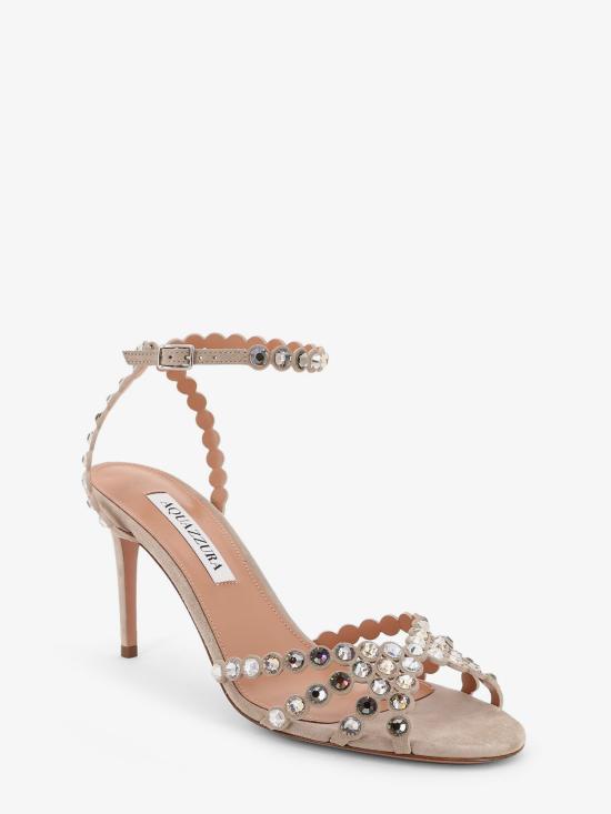 26FW 아쿠아주라 샌들 TQLMIDS0 BEIGE - AQUAZZURA