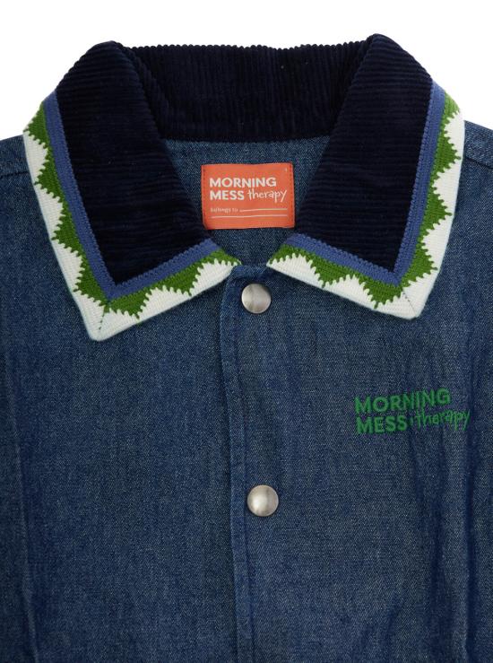 25FW 모닝 메스 테라피 자켓 SHIRTJACKET BLUE - MORNING MESS THERAPY