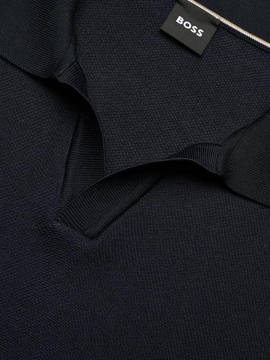 26SS 휴고보스 탑 50560483 NAVY - HUGO BOSS