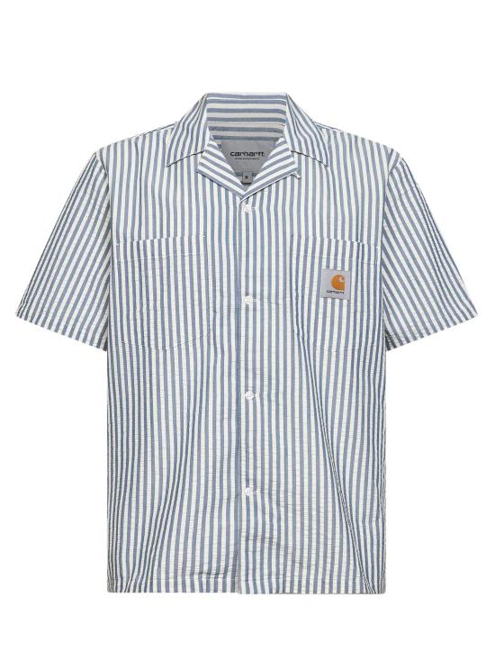 26SS 칼하트 WIP 숏슬리브 레벨 셔츠 I036203 3K5XX BLUE