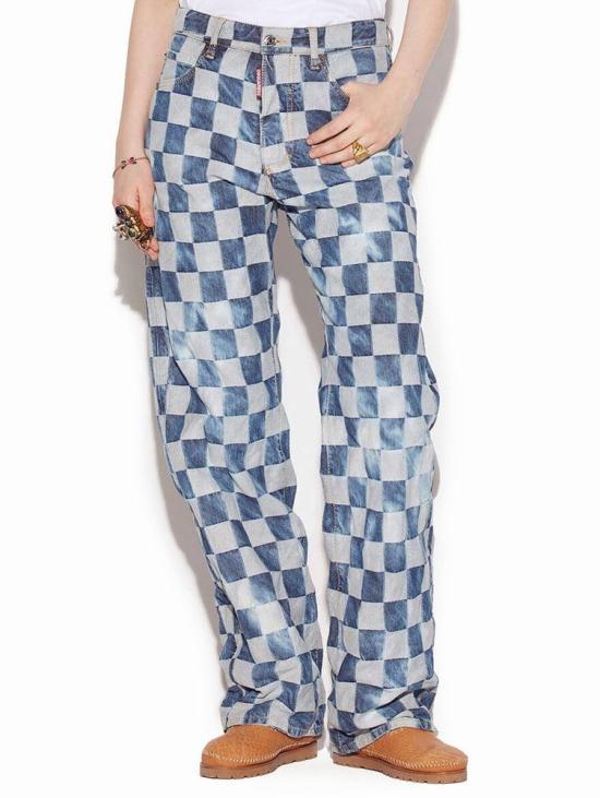 26FW 디스퀘어드2 데님 팬츠 9756438659358 BLUE - DSQUARED2