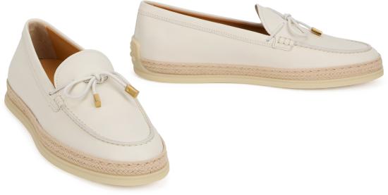 26SS 토즈 플랫 슈즈 XXW92K0JV70 WHITE - TODS