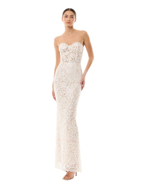  Monique Lhuillier 원피스 T26303 WHITE - OTHER BRANDS