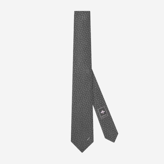 25FW 구찌 넥타이 848551 GRAY - GUCCI