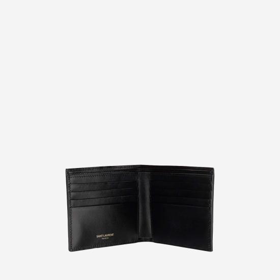  생로랑 타이니 모노그램 반지갑 607727 BLACK - SAINT LAURENT
