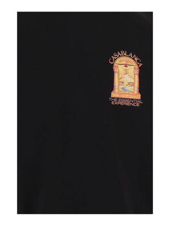 26FW 카사블랑카 반팔 티셔츠 MAW26JTS00113 Black - CASABLANCA