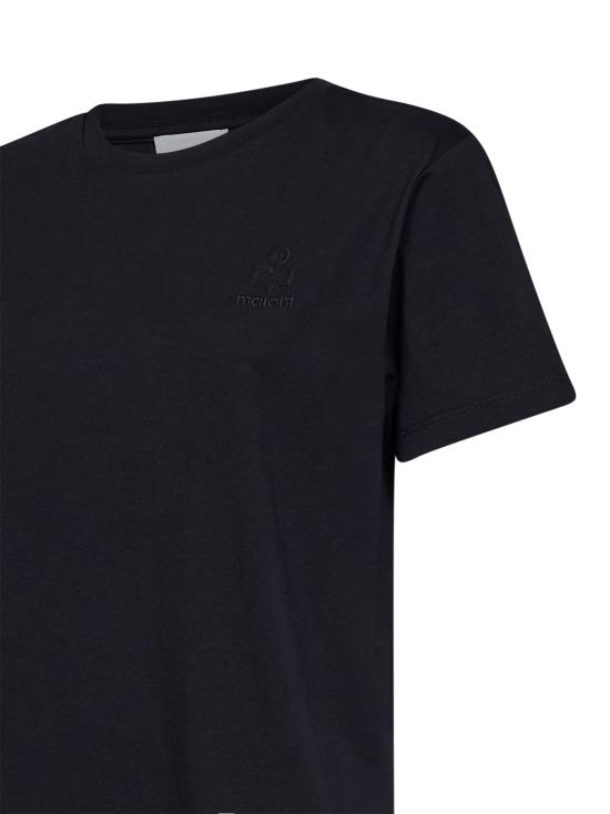 26FW 이자벨마랑에뚜왈 애비 로고 코튼 티셔츠 TS0070FAA1N98E01BK BLACK - ISABEL MARANT ETOILE