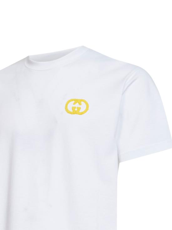26SS 구찌 프린트 디테일 코튼 저지 티셔츠 837959XJHQ39066 WHITE - GUCCI
