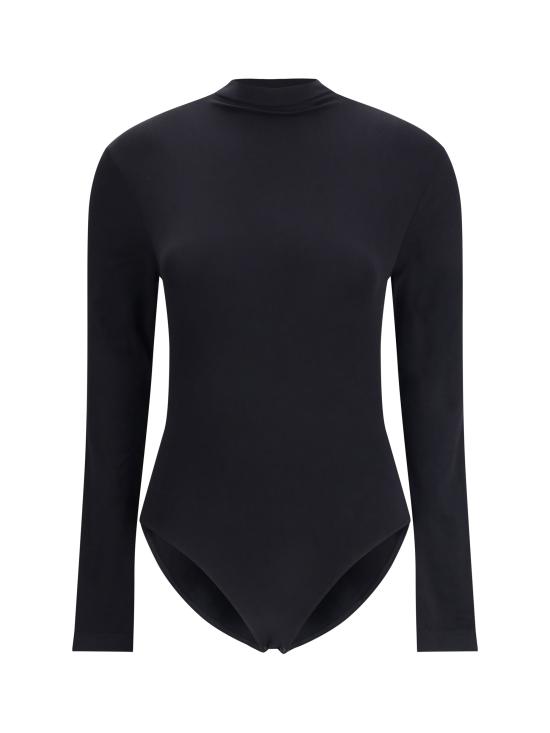 26FW 월포드 바디수트 티셔츠 77122 BLACK - WOLFORD